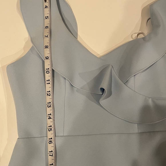 NWOT BCBG MAXAZARIA  ASYMMETRICAL RUFFLE Hem - Picture 8 of 16